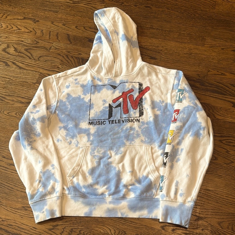 MTV Tie-Dye Hoodie men’s size Medium